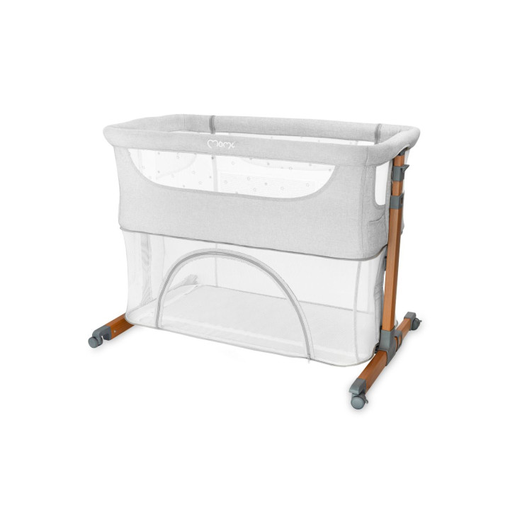 Postýlka MoMi SMART BED 4v1 světle šedá