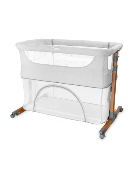 Postýlka MoMi SMART BED 4v1 světle šedá