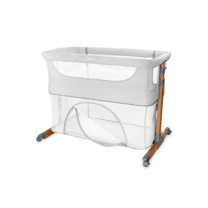 Postýlka MoMi SMART BED 4v1 světle šedá