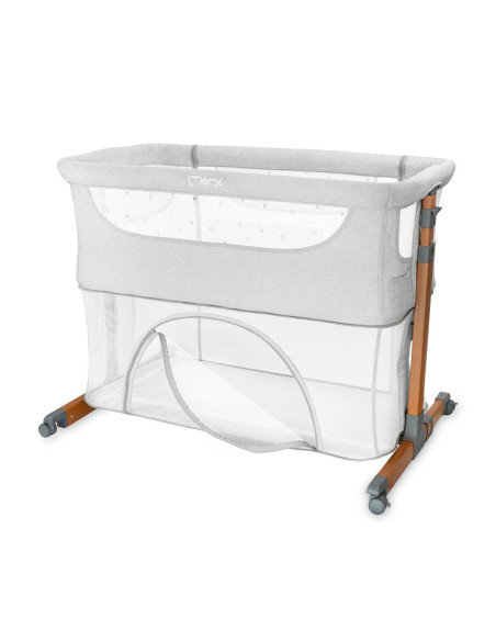 Postýlka MoMi SMART BED 4v1 světle šedá